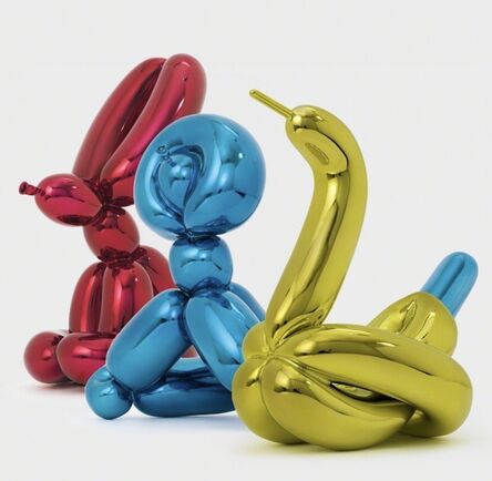 Jeff Koons, ‘Girl with Lobster Print and 3 Balloon Animals’