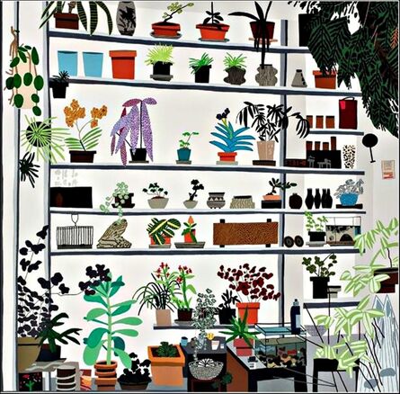 Jonas Wood, ‘Large Shelf Still Life’, 2017