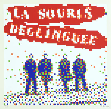 Invader, ‘La Souris Deglinguée’, 2014