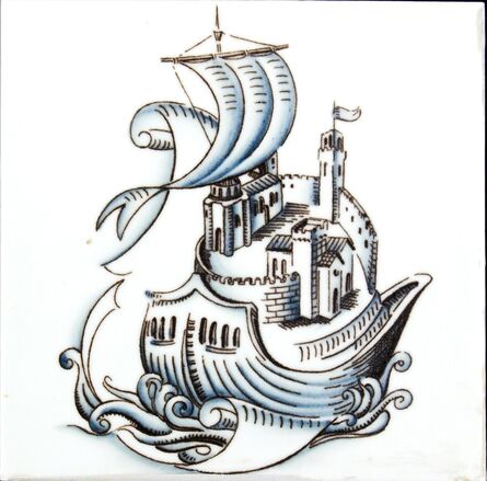 Giovanni Gariboldi, ‘Tile with sailor’