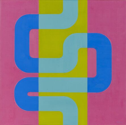 Augusto Garau, ‘Trasparenza percettiva con due coppie cromatiche (inversione completa)’, 1980