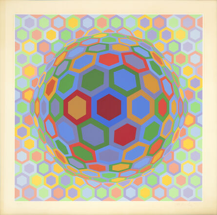 Victor Vasarely, ‘VY-37-B, from the album "Enigmes"’, 1974