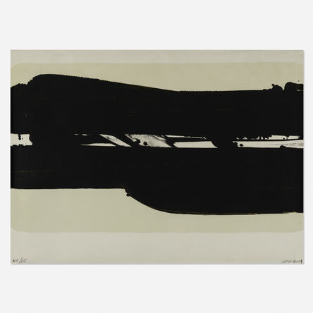 Pierre Soulages, ‘Lithographie no. 39’, 1977