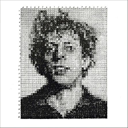 Chuck Close, ‘Phil from MOMA's Rubber Stamp Portfolio’, 1976