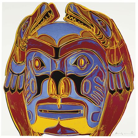 Andy Warhol, ‘Northwest Coast Mask, from Cowboys and Indians’, 1986