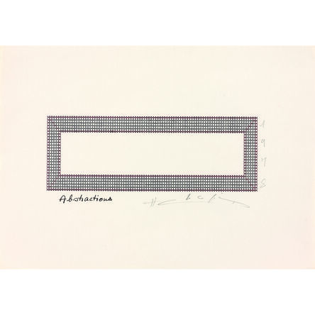 Henri Chopin, ‘Abstractions’, 1978
