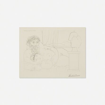 Pablo Picasso, ‘Le Repos de Sculpteur, I from La Suite Vollard’, 1933