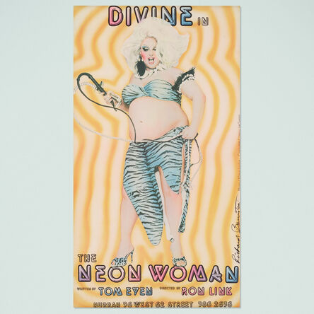Richard Bernstein, ‘Divine in The Neon Woman poster’, 1978