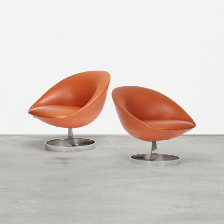 Maurice Calka, ‘chairs model K1, pair’, c. 1960