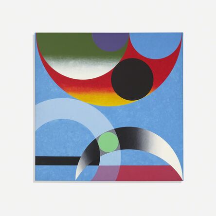 Herbert Bayer, ‘Composition Around Green Dot’, 1974