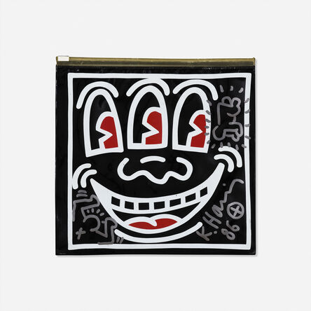 Keith Haring, ‘Untitled (Pop Shop toiletry bag with radiant baby drawing)’, 1986