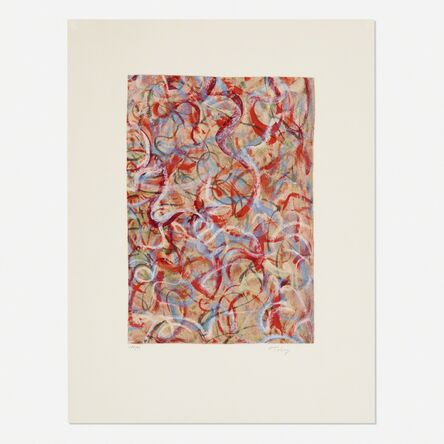 Mark Tobey, ‘Flame of Colors (from the Homage to Tobey portfolio)’, 1974