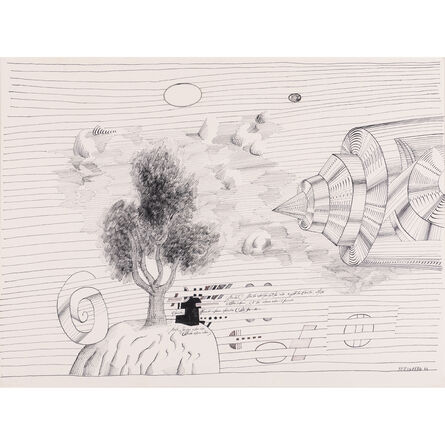 Saul Steinberg, ‘Time and Space’, 1968