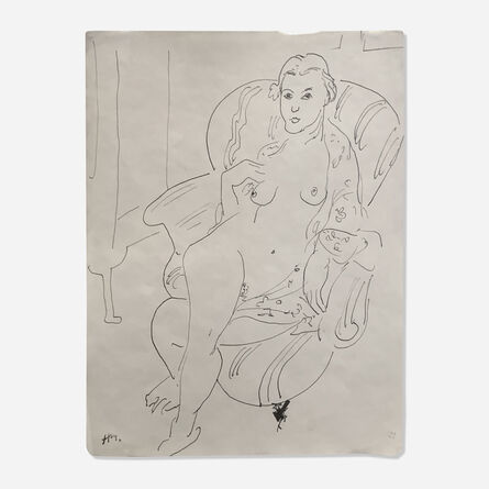 Henri Matisse, ‘Femme Nue Assise Dans Un Fauteuil’, c. 1926-27