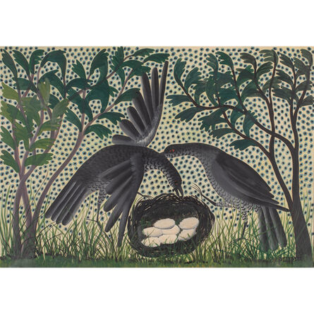 Pilipili Mulongoy, ‘Untitled (oiseaux)’