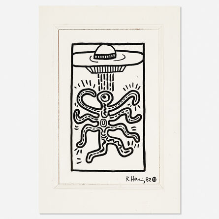 Keith Haring, ‘Untitled (door)’, 1982