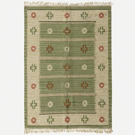 Svensk Hemslojd, ‘Flatweave carpet’, c. 1945
