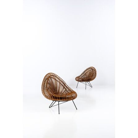 Attributed to Franco Albini, ‘Pair Of Armchairs’, 1950