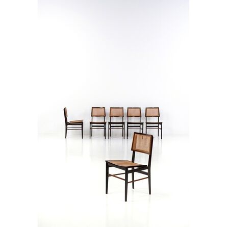 Joaquim Tenreiro, ‘Set of six chairs’, circa 1950