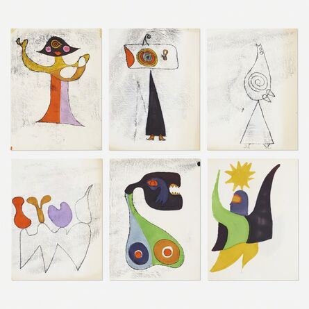 Charles Pollock (1930-2013), ‘collection of six works’, 1975