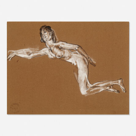 Arthur Bowen Davies, ‘Reclining Nude’, c. 1907