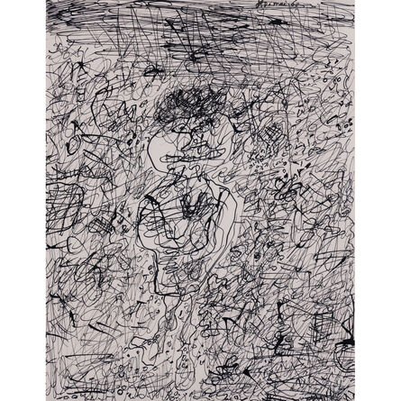 Jean Dubuffet, ‘Personnage dans un paysage’, mai-juin 1960