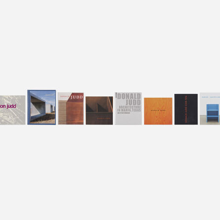 ‘Donald Judd monographs, fifteen’