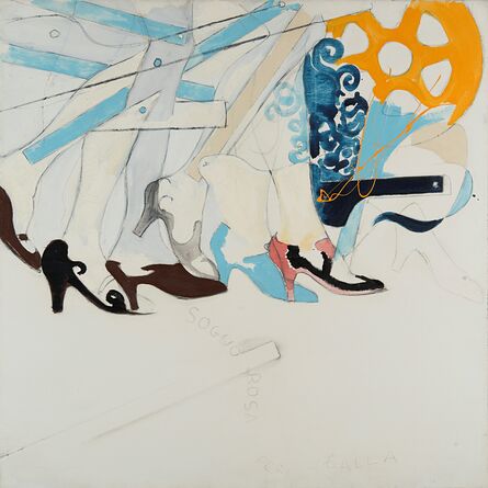 Mario Schifano, ‘Sogno rosa per Balla (Sogno rosa a la Balla)’, 1965