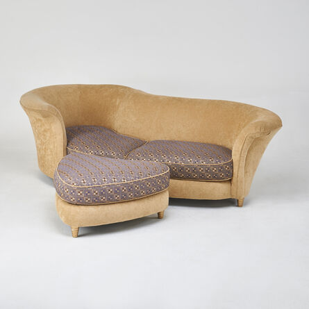 Thayer Coggin, ‘Sofa and matching ottoman’, 2000s
