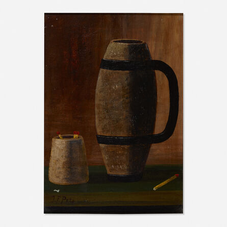 John Frederick Peto, ‘Still Life with Mug and Matches’
