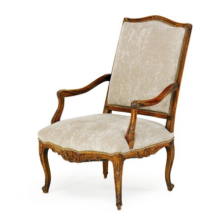 Style of Louis XV, ‘Louis XV Style Walnut Armchair’, early 20th c.