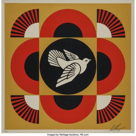 Shepard Fairey, ‘Dove Geometric Set (three works)’, 2017