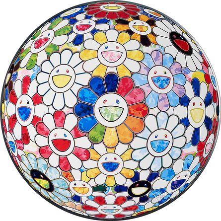 Takashi Murakami, ‘Flowerball Mulitcolors 1 (Scenery with a Rainbow in the Midst)’, 2014