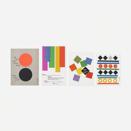 Paul Rand, ‘IBM printed ephemera collection’, 1980-1985