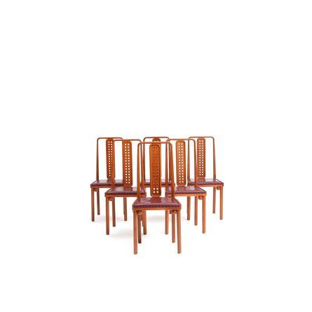 Josef Hoffmann, ‘Set of six chairs’, circa 1905