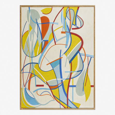 Carl Holty, ‘Untitled (Ribbon Painting)’
