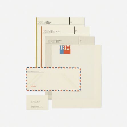 Paul Rand, ‘IBM stationery collection’, c. 1960