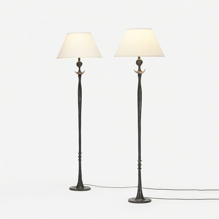 After Alberto Giacometti, ‘Tete de Femme floor lamps, pair’, 1933-34