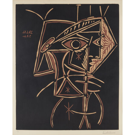 Pablo Picasso, ‘Buste de Femme: Jacqueline’, 1960