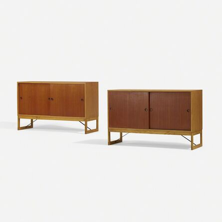 Börge Mogensen, ‘cabinets, pair’, c. 1955