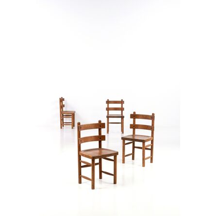 Axel Einar Hjorth, ‘Sandhamn, four chairs Series’, 1932