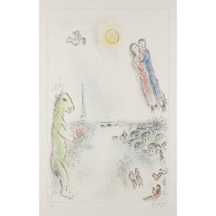 Marc Chagall, ‘Les Deux Rives’, 1980