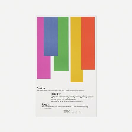 Paul Rand, ‘IBM Latin America poster’, 1990