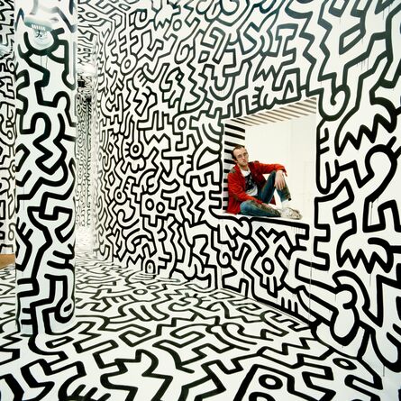 Tseng Kwong Chi, ‘Haring Pop Shop Window New York ’, 1986