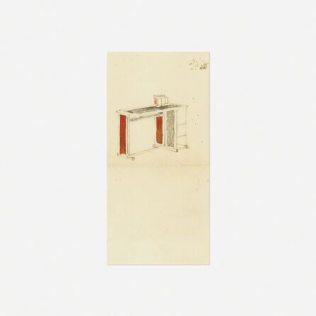 Bart van der Leck, ‘Untitled (study for a desk)’, c. 1925