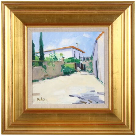 Robert Kelsey, ‘Spanish courtyard, Malaga’