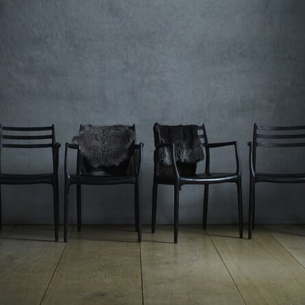 Niels Otto Møller, ‘dining chairs, set of four’