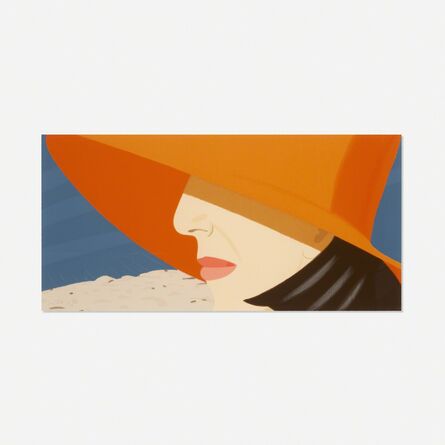 Alex Katz, ‘Orange Hat (from Alex and Ada portfolio)’, 1990