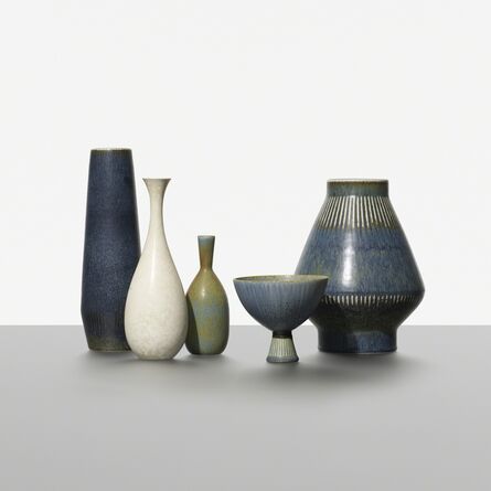 Carl-Harry Stålhane, ‘Collection of Five Vessels’, c. 1950