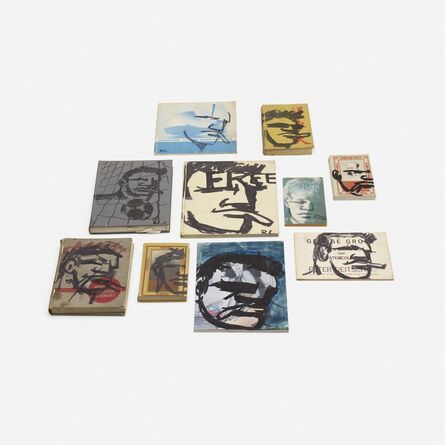 Robert Loughlin, ‘Untitled (ten works on vintage books)’